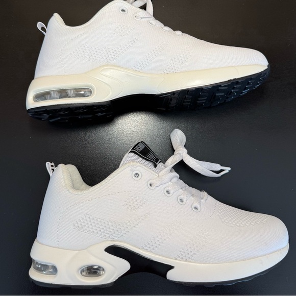 Nice Nice White Mesh Fashion Sneakers EU 39 US 8 8.5 - Picture 3 of 12